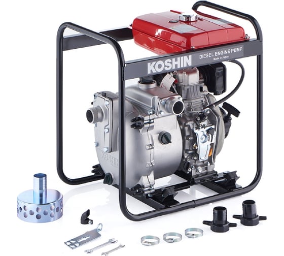 Дизельная мотопомпа для сильнозагрязненных вод Koshin KTY-50D 100545642