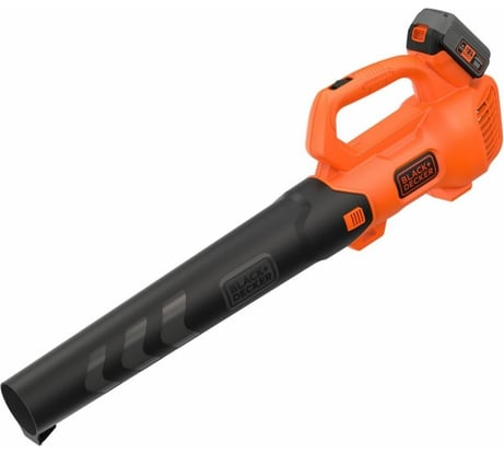 Аккумуляторный аксиальный садовый воздуходув Black+Decker BCBL200L-QW