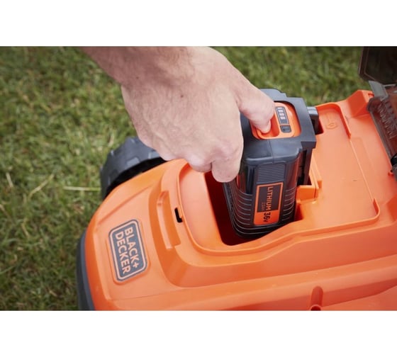Колесная аккумуляторная газонокосилка Black+Decker 36В BCMW3336L1-QW