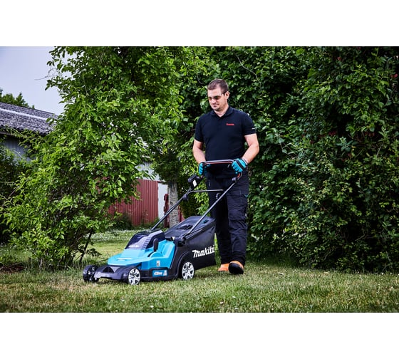 Аккумуляторная газонокосилка Makita LXT DLM432PT2
