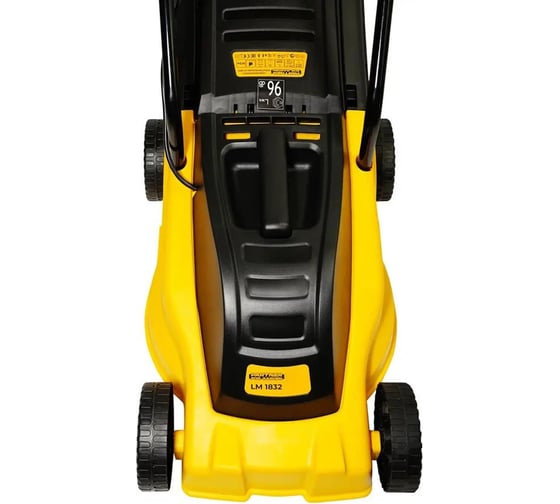 Электрическая газонокосилка PARTNER FOR GARDEN lm 1832 P 1800 Вт, 3500 об/мин, ширина кошения 320 мм, высота кошения 25/40/55, объём травосборника 30 л 5463