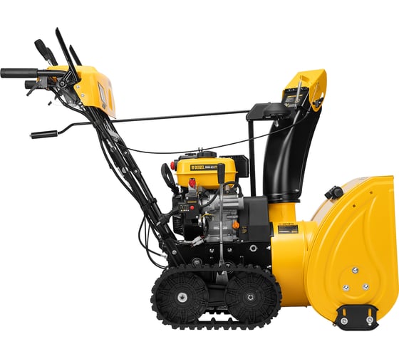 Бензиновая снегоуборочная машина Denzel sbm 610dt pro, 212cc, гусеницы, эл.старт, блок. дифф. 97657