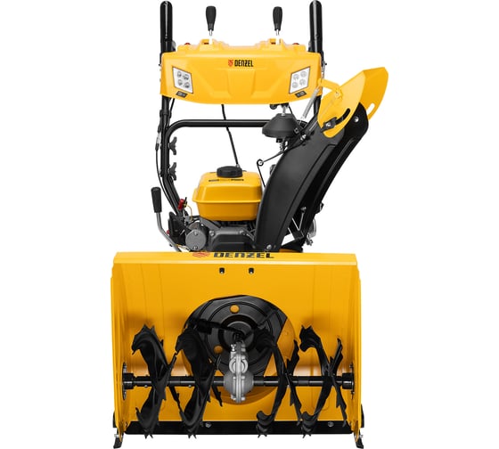 Бензиновая снегоуборочная машина Denzel sbm 610dt pro, 212cc, гусеницы, эл.старт, блок. дифф. 97657