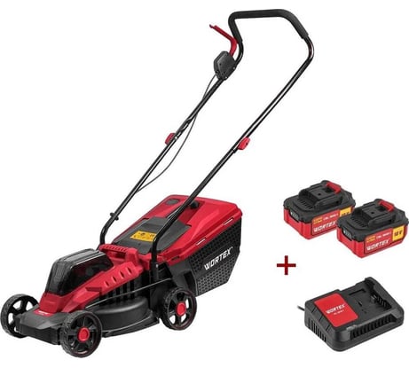 Аккумуляторная газонокосилка WORTEX CLM 3336 с АКБ и ЗУ ALL1 0334249