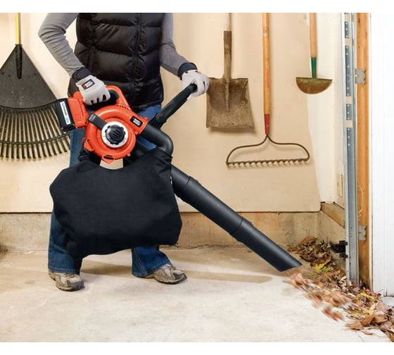 Садовый пылесос-воздуходув Black+Decker GWC3600LB-XJ