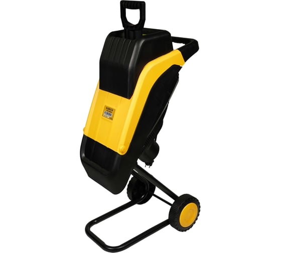 Садовый электрический измельчитель для веток / шредер PARTNER FOR GARDEN egs 3000 P, 3000 Вт, 45 мм, 4500 об мин, мешок 50 литров ( ШК ) 5572