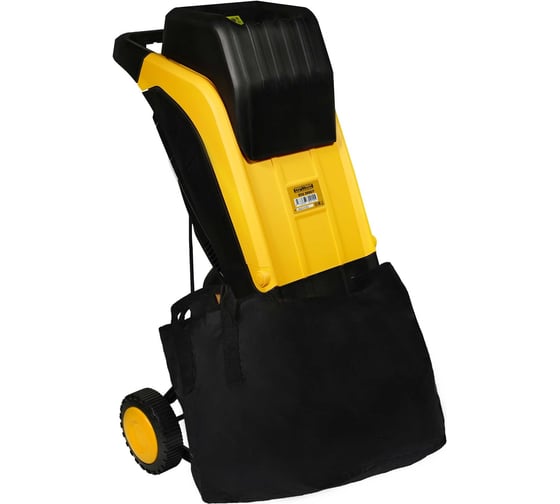 Садовый электрический измельчитель для веток / шредер PARTNER FOR GARDEN egs 3000 P, 3000 Вт, 45 мм, 4500 об мин, мешок 50 литров ( ШК ) 5572