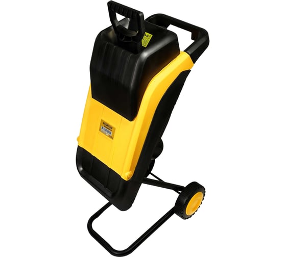Садовый электрический измельчитель для веток / шредер PARTNER FOR GARDEN egs 3000 P, 3000 Вт, 45 мм, 4500 об мин, мешок 50 литров ( ШК ) 5572