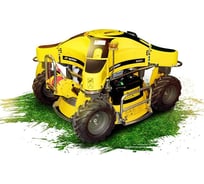 Радиоуправляемая колёсная газонокосилка с бензиновым двигателем KAWASAKI для склонов SPIDER с шириной кошения 80 см ILD01
