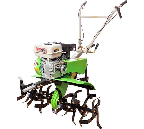 Мотоблок с пониженной скоростью REDVERG Муравей-6К (с колесами) 6690034