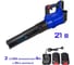 Аккумуляторная воздуходувка HAITEC 21в 2x4 ач HT-ALB680/4 3