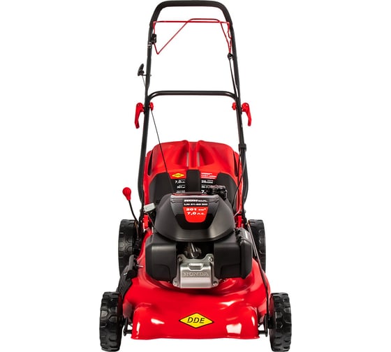 Бензиновая самоходная газонокосилка DDE LM 51-60 DH Honda 7,0 л.с., ширина 51 см, высота 25-75 мм, сбор-к 60 л, 915-021