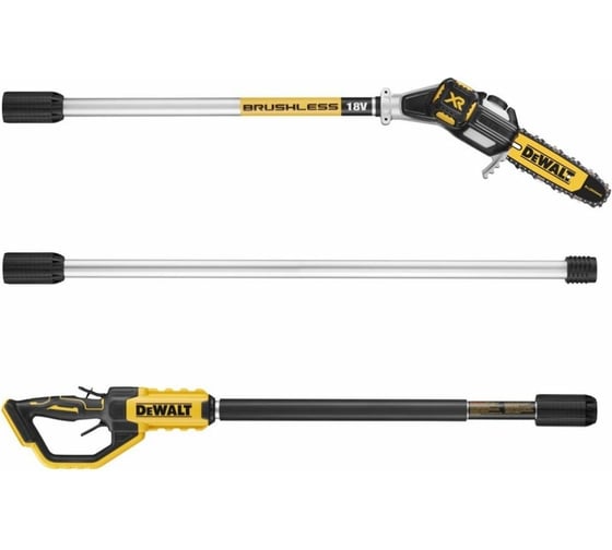 Цепной аккумуляторный высоторез DEWALT XR 18 В, BRUSHLESS DCMPS567N-XJ