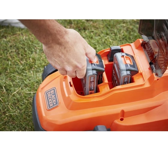 Колесная аккумуляторная газонокосилка Black+Decker 36В BCMW3318L2-QW
