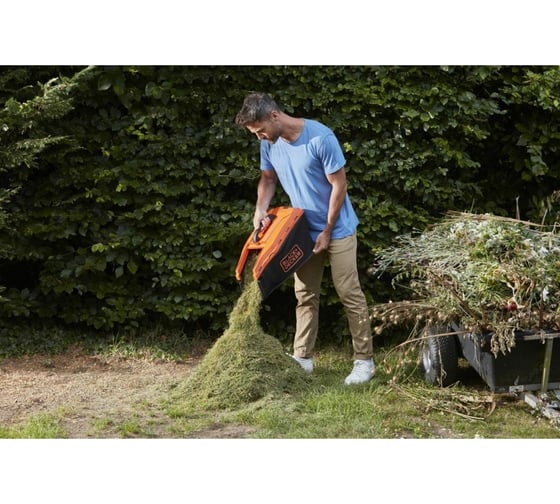 Колесная аккумуляторная газонокосилка Black+Decker 36В BCMW3318L2-QW