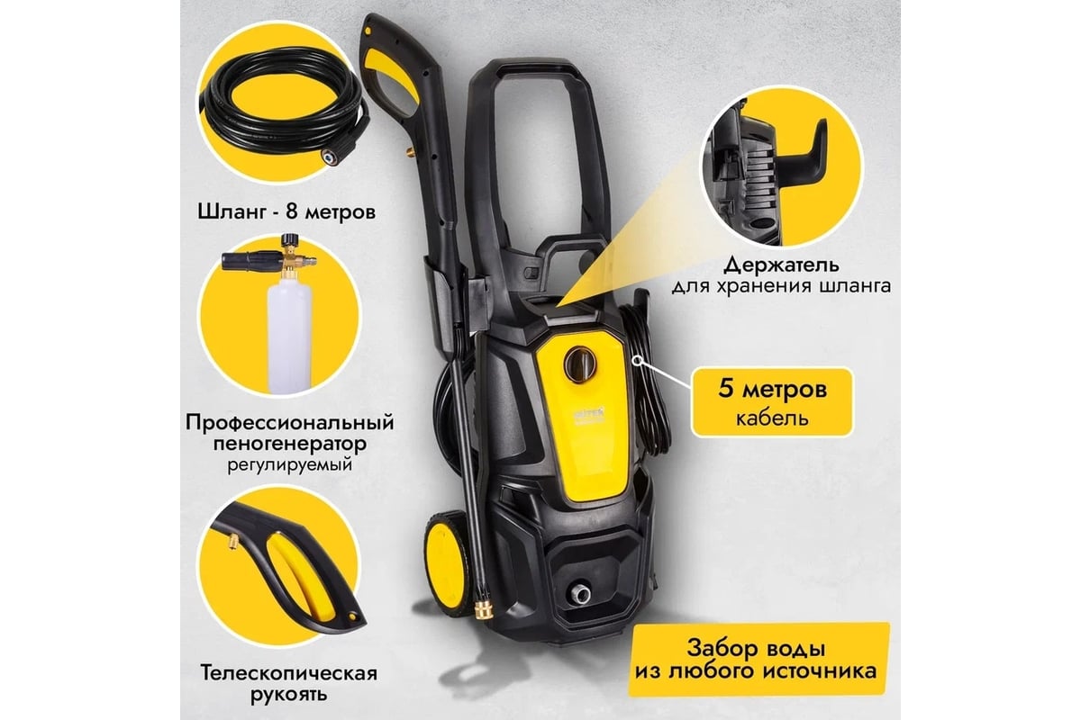 Мойка Huter M195-PW-PRO 70/8/17 - выгодная цена, отзывы, характеристики ...