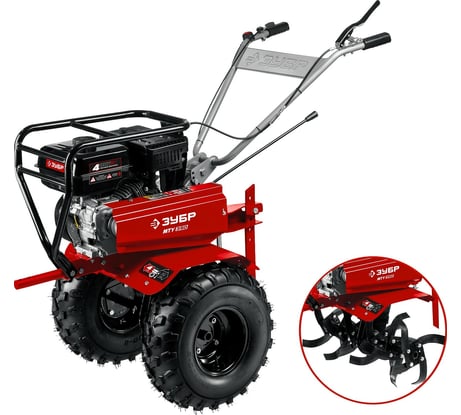 Усиленный бензиновый мотоблок ЗУБР 212 см3 МТУ-350