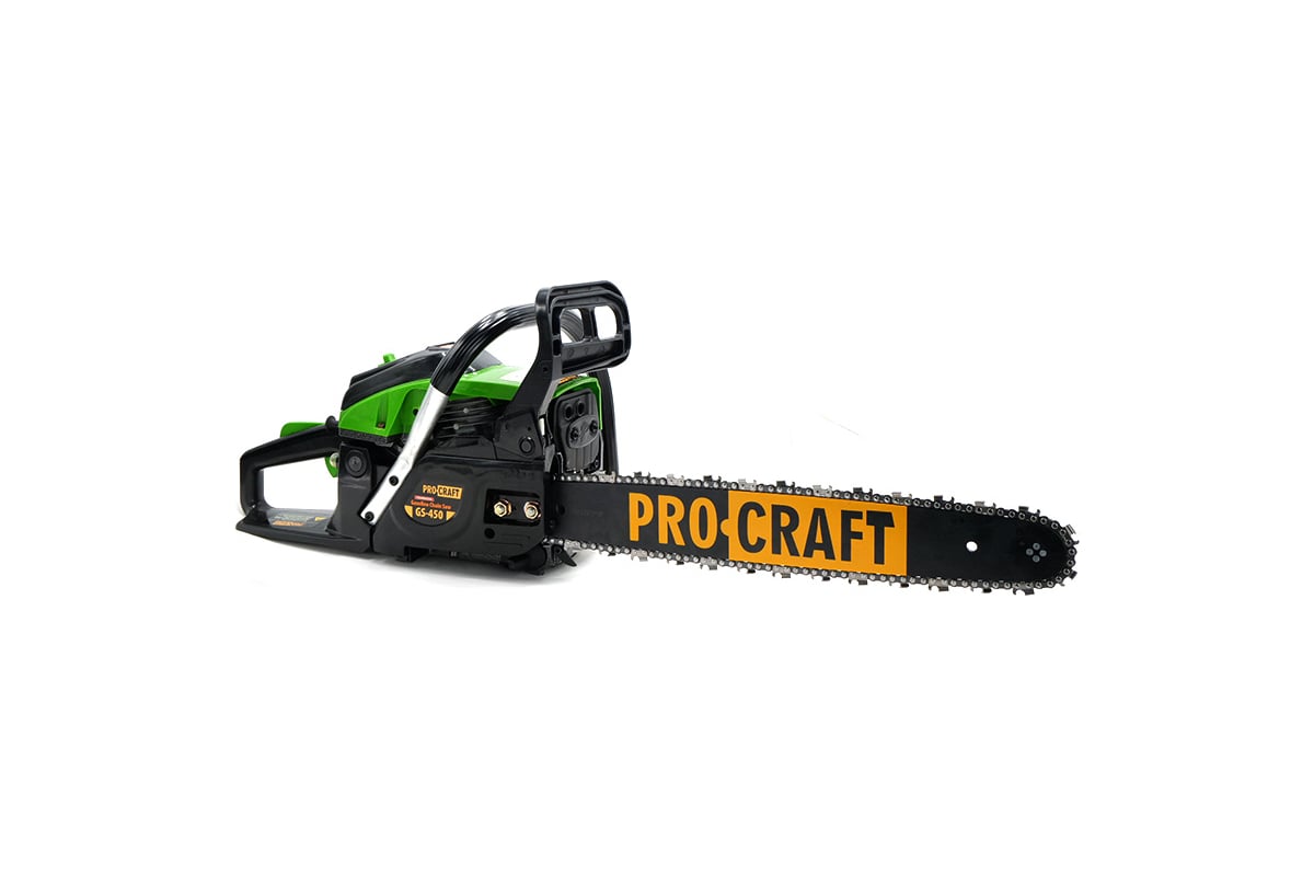 Бензопила ручная PROCRAFT (металл. стартер) GS450