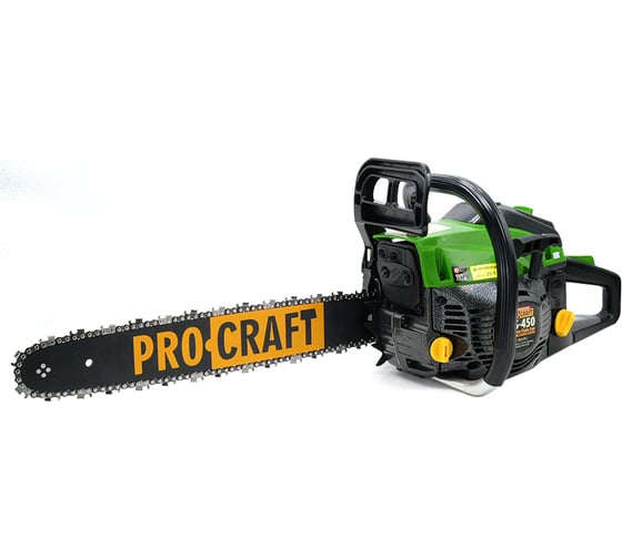 Бензопила ручная PROCRAFT (металл. стартер) GS450