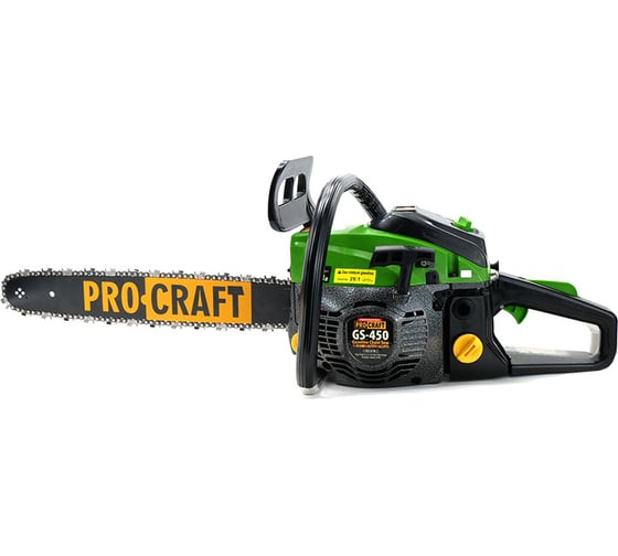 Бензопила ручная PROCRAFT (металл. стартер) GS450