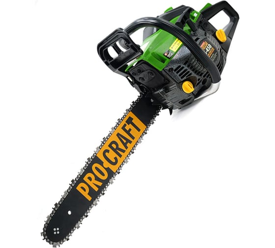 Бензопила ручная PROCRAFT (металл. картер) GS450