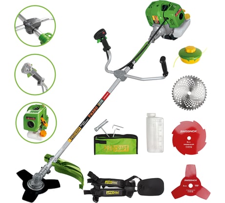 Бензиновый садовый триммер PROCRAFT T-4350 T4350