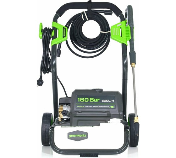 Мойка высокого давления электрическая Greenworks 2800 Вт, 160 бар 5106807