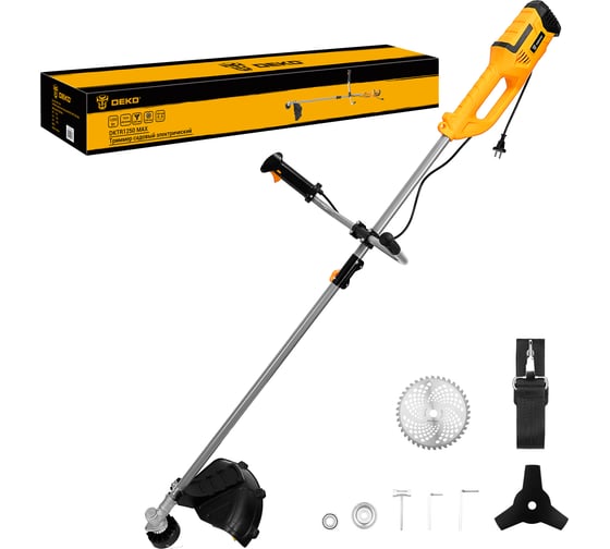 Триммер садовый электрический DEKO DKTR1250 MAX 065-1244