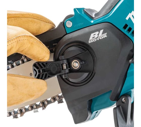 Пила цепная аккумуляторная Makita LXT BL 18 В, 320 Вт, 6/15 см, 0.325", 11 мм, 8 м/с XPT (BL1830B DC18SD) DUC150SF