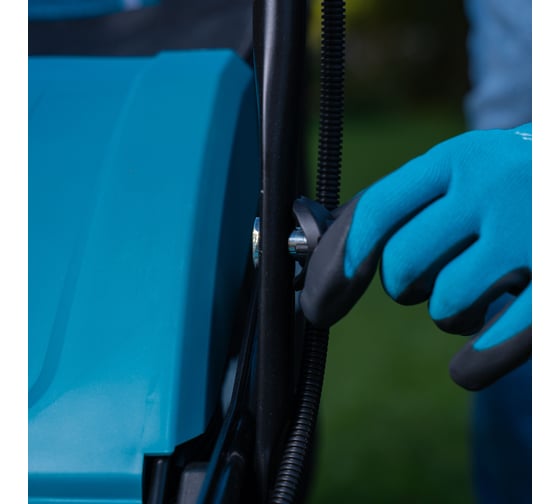Газонокосилка аккумуляторная Makita LXT 2x18 В, 860 Вт, дека 48 см, 62 л, 4в1 XPT (2xBL1850B DC18SH) DLM480CT2