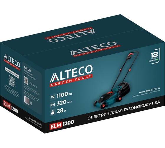 Электрическая газонокосилка Alteco ELM 1200 27895