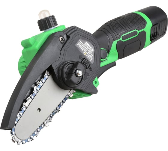 Пила цепная аккумуляторная Zitrek GreenSaw 12 (12 В, 1.5 Ач Li-ion аккумулятор 2 шт, ЗУ) 082-1859