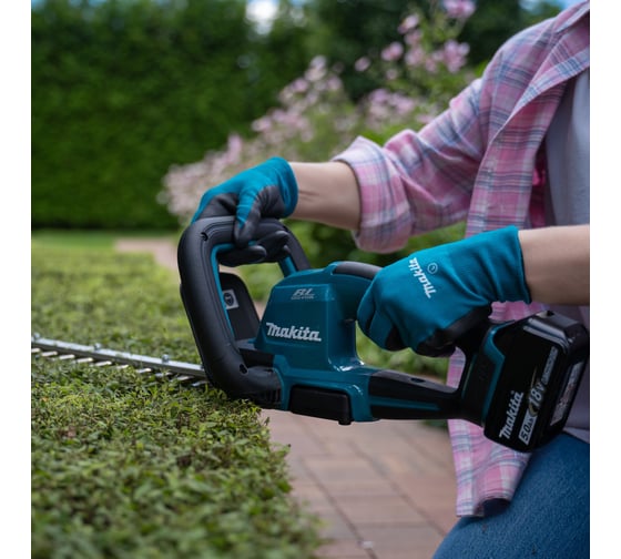 Кусторез аккумуляторный Makita LXT BL 18 В, 320 Вт, 50 см, 4000 рез/мин, диаметр раскрытия 20 мм, XPT (BL1830B DC18RC) DUH506RF