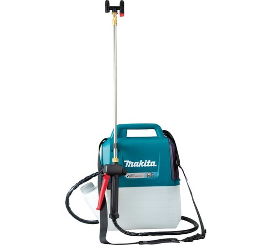 Опрыскиватель аккумуляторный Makita LXT 18 В, объем бака 5 л, 3 бар, форсунка двойная DUS054Z 1