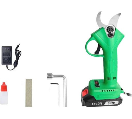 Аккумуляторный бесщеточный секатор Zitrek GreenNer 20 (20В, 2,0Ач Li-ion аккум. 1шт., зу) 082-1857