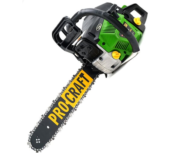 Бензопила ручная PROCRAFT комплектация две шины и две цепи GS50 2/2