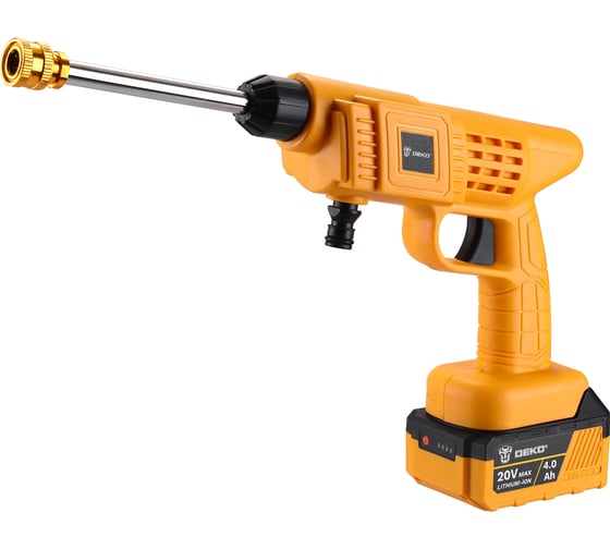 Мойка высокого давления аккумуляторная DEKO DKCW25, 40 бар, 1x4.0Ач 063-4490