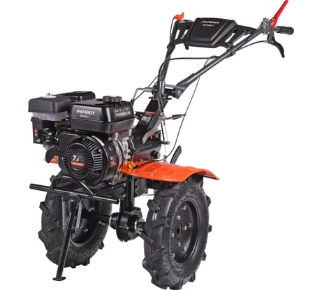 Мотоблок бензиновый Patriot Nevada 7; 7,0 л.с, скорости 3 вперед, 1 назад, пневмоколеса 4.00-10 440106507