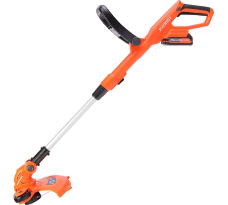 Триммер аккумуляторный садовый Patriot PT 238, 21 В, ширина скашивания 30 см 250205238