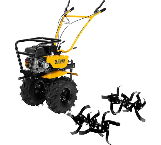 Мотоблок Denzel DPT-670S-PRO, 7 л.с., ремен.сцеп, фрез 3x4, ШОМ, передачи 6В/2Н 56446