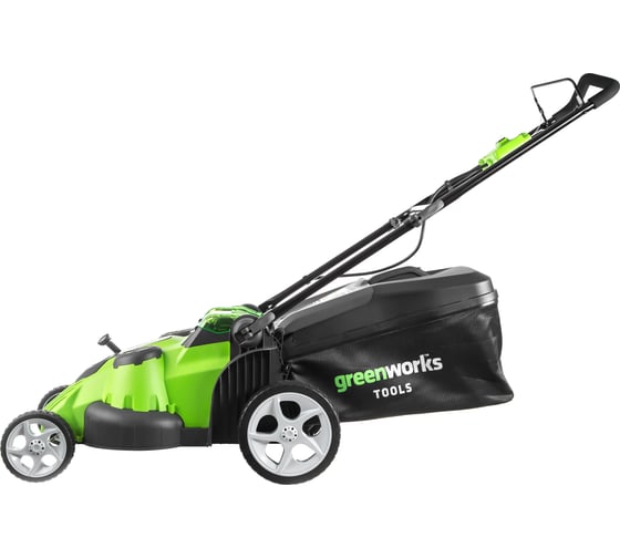 Газонокосилка аккумуляторная GreenWorks TwinForce G40LM49DB, 40V, 49 см, c 1хАКБ 4 Ач c USB и ЗУ 2500207USB4