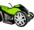 Газонокосилка аккумуляторная GreenWorks TwinForce G40LM49DB, 40V, 49 см, c 1хАКБ 4 Ач c USB и ЗУ 2500207USB4 10