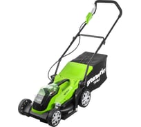 Газонокосилка аккумуляторная GreenWorks 40V, 35 см, c 1хАКБ 2 Ач c USB и ЗУ 2501907USB2 33336030