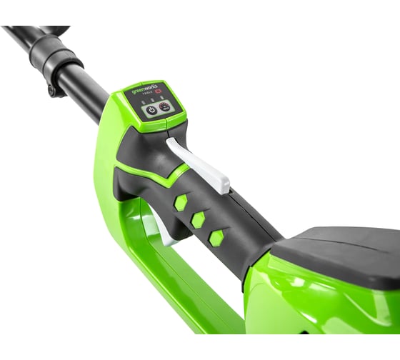 Триммер аккумуляторный GreenWorks GD40BC 40V, 40 см, с 1хАКБ 4 Ач c USB и ЗУ 1301507USB4