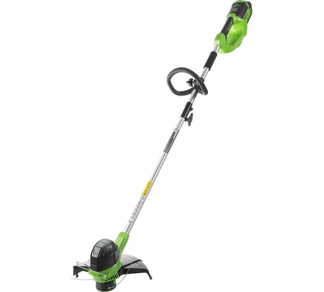 Триммер аккумуляторный GreenWorks G40LT30 40V, 30 см, с 1хАКБ 2 Ач c USB и ЗУ 2101507USB2