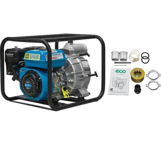 Мотопомпа бензиновая ECO WP-1403D 1