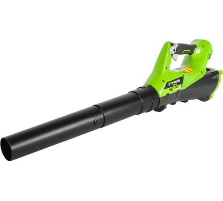 Воздуходув аккумуляторный GreenWorks G40AB 40V, с 1хАКБ 4 Ач c USB и ЗУ 2400807USB4