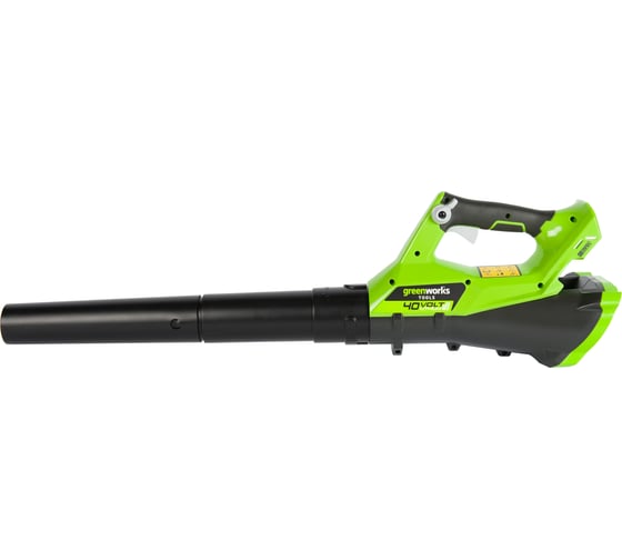 Воздуходув аккумуляторный GreenWorks G40AB 40V, с 1хАКБ 4 Ач c USB и ЗУ 2400807USB4