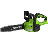 Цепная пила аккумуляторная GreenWorks G24CS25 24V, 25см, c 1хАКБ 4Ач c USBи ЗУ 2007707USB4 33335946