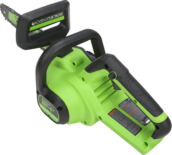 Цепная пила аккумуляторная GreenWorks GD24CS30, 24V, 30см, бесщеточная, c 1хАКБ 2 Ач c USB и ЗУ 2007007USB2